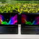 The $4000 Razer Blade Pro next to the $2300 Razer Blade Pro. You’ll definitely notice a difference when it comes to the display.